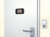 TS 710 Digitaler Türspion in Silber