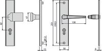 VMS - ES0 Vollmaterial Schutzbeschlag Typ 7900-0201