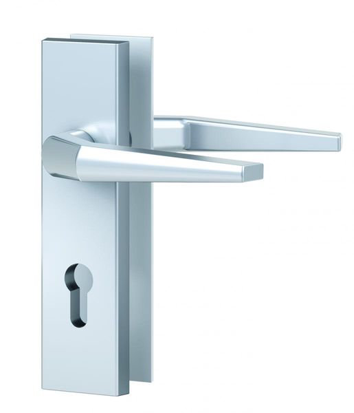 VMS-ESO Vollmaterial Schutzbeschlag in Alu Silber