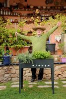 Herstera Garden Hochbeet Urban anthrazit 100x40x84