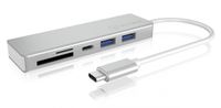 IB-HUB1413-CR, 3 Port Hub mit USB 3.0 Type-CAnschluss und Multi-LUN Kartenleser