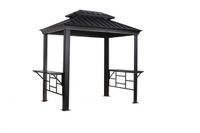 Sojag Aluminium Pavillon Messina BBQ 6x8 anthrazit