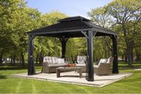 Sojag Aluminium Pavillon Messina 10x12 anthrazit