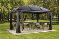 Sojag Aluminium Pavillon Moreno 10x14 anthrazit