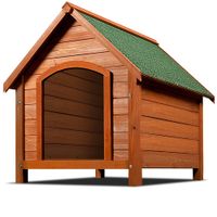 Deuba Hundehütte mit Spitzdach