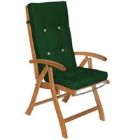Deuba 6er Set Hochlehner Auflage Vanamo grün