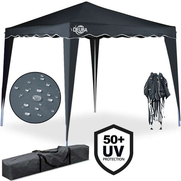 Deuba Faltpavillon Capri 3x3 m anthrazit