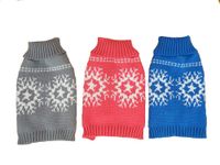 Pullover "Schneeflocke" Gr.45 / blau