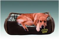 tierbett"Krone"mit Kronenmotiv, Gr.M