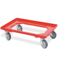 Transportroller 600x400 mm rot (4er Set)