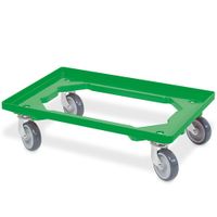 Transportroller 600x400 mm grün (4er Set)