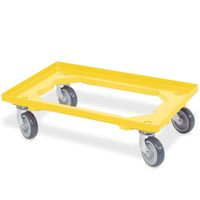 Transportroller 600x400 mm gelb (4er Set)