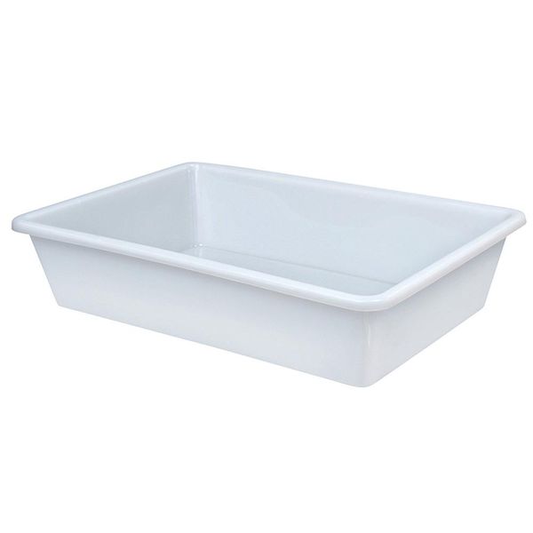 Wanne, 14 Liter, weiß (5er Set)