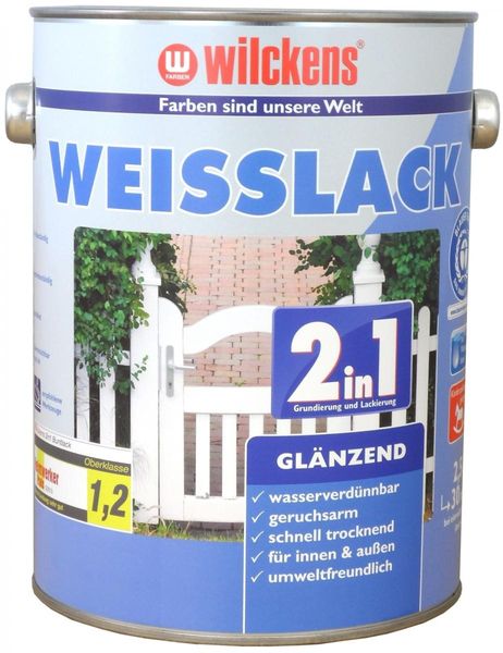 Wilckens 2in1 Weisslack glänzend