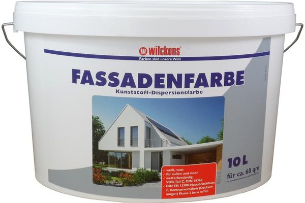 Wilckens Fassadenfarbe weiß 10l