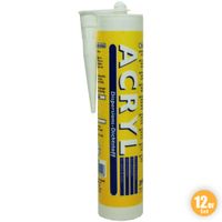 Acryl Fugendicht, Weiß, 310 ml 12er Set
