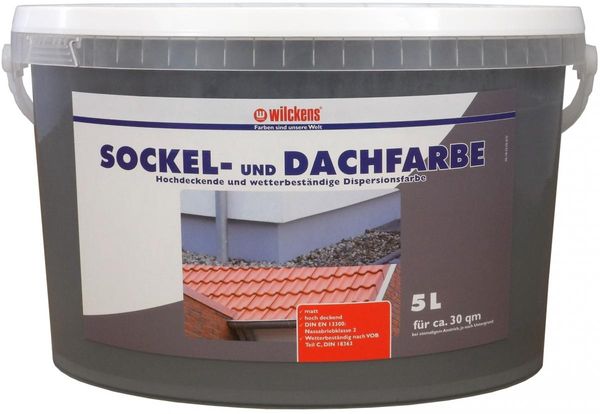 Wilckens Sockel- und Dachfarbe, Schiefer 5 L