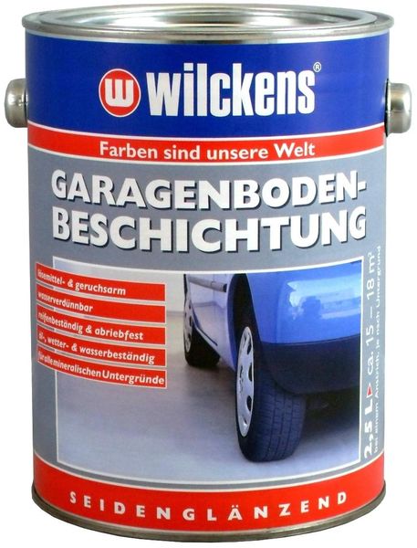 Wilckens Garagenboden-Beschichtung Kieselgrau 2,5 ltr.