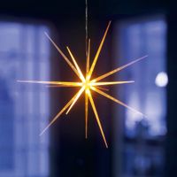 LED Acryl-Sternleuchte, Warmweiß