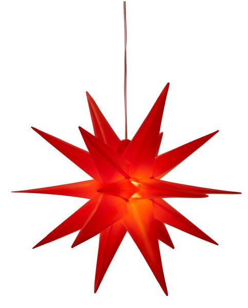 LED 3D-Leuchtstern - Rot