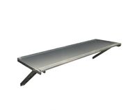 Gerätehaus Regalbausatz Yukon Silber 35x104cm