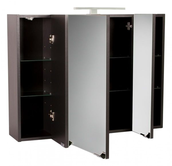 Spiegelschrank „Homeline“ 90 cm mit LED Lampe EEK: F