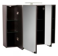 Spiegelschrank „Homeline“ 90 cm mit LED Lampe EEK: F