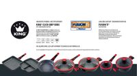Click-Grip Bratpfanne Aluguss mit Keramikbeschichtung Ø20cm