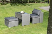 Balkon-Set Geflecht