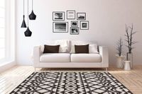 Flachflorteppich Esperanto 725 Braun / Creme