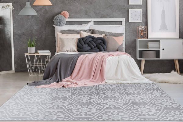 Hochflorteppich Monroe 200 Grau / Blau