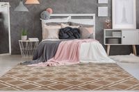 Hochflorteppich Monroe 300 Taupe