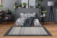 Jacquard-Teppich Phoenix 310 Grau / Anthrazit