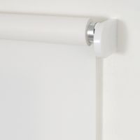 Mittelzugrollo Uni, lichtdurchlässig, 62 x 180 cm Weiß