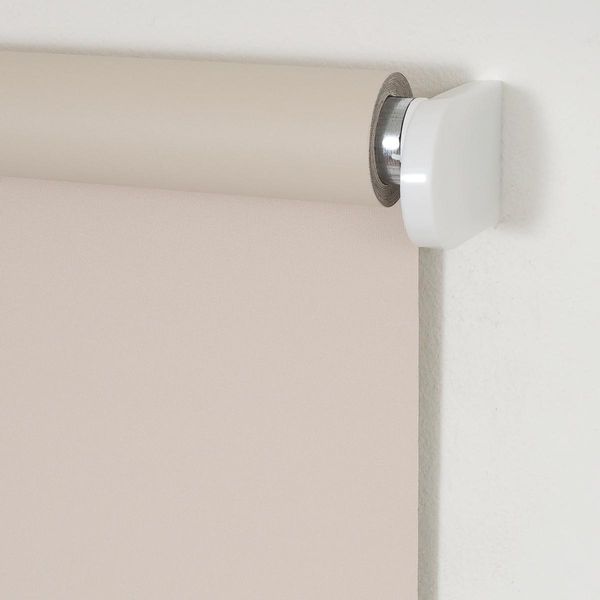 Rollo, Mittelzugrollo Uni Verdunkelung, 62 x 180 cm, cream
