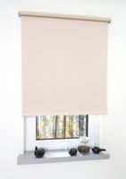 Rollo, Mittelzugrollo Uni Verdunkelung, 62 x 180 cm, cream
