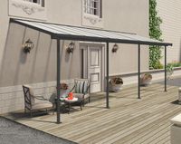Palram Terrassenüberdachung Sierra 230x670 cm grau