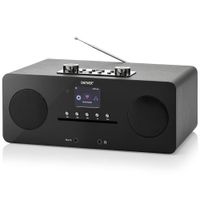 DAB+ Internet-Musik Center, Bluetooth & NFC, Schwarze Front, MIR-260