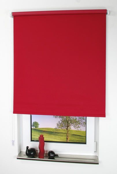 Rollo, Seitenzugrollo Verdunkelung, 82 x 180 cm, rot