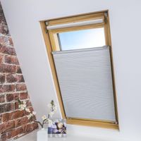 Universal Dachfenster-Wabenplissee , 83 x 141 cm, weiß