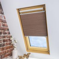 Universal Dachfenster-Wabenplissee , 83 x 141 cm, beige
