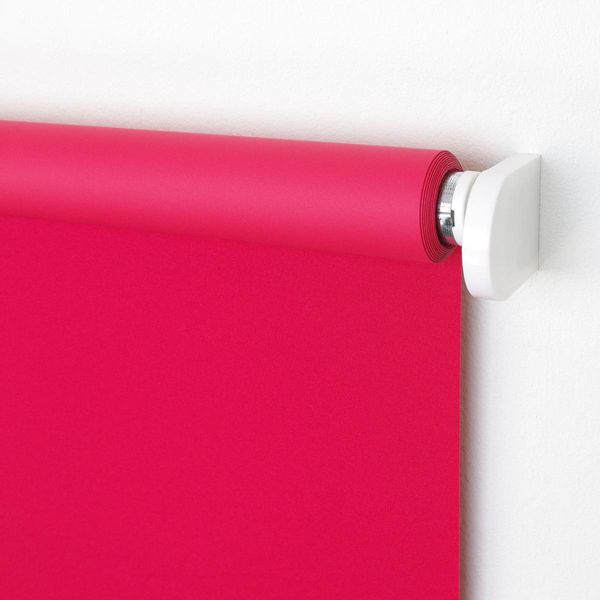 Rollo, Mittelzugrollo Uni Verdunkelung, 62 x 180 cm, rot