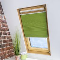 Universal Dachfenster-Wabenplissee , 83 x 141 cm, grün