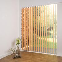 Vertikalanlage Maß, 127 mm Lamelle, 120 x 180 cm, apricot