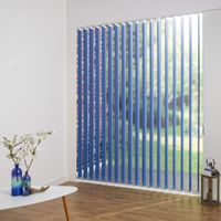 Vertikalanlage Maß, 127 mm Lamelle, 200 x 250 cm, blau