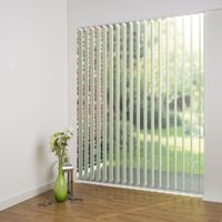 Vertikalanlage Maß, 127 mm Lamelle, 200 x 180 cm, jade