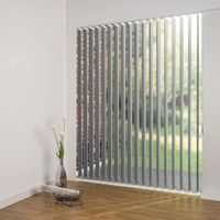 Vertikalanlage Maß, 127 mm Lamelle, 200 x 250 cm, dunkelgrau