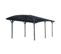 Westmann Carport Rundbogen 15 m² anthrazit
