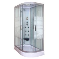 Duschkabine WHITE PEARL - ca. 120 x 80 cm, Rechts