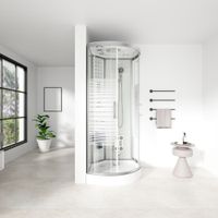 Duschkabine WHITE PEARL - ca. 90 x 90 cm